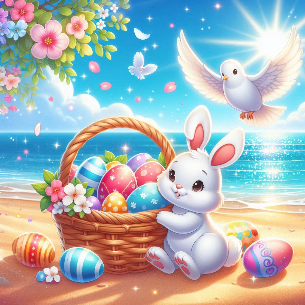 Auguri di Buona pasqua Riccione