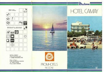 Riccione Hotel Camay Vintage anni '80 5 Riccione Hotel Camay Vintage anni '80