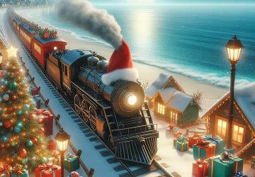 Treno natalizio 360x250 A Riccione in treno per le feste chi passa tre notti in albergo ha il viaggio rimborsato