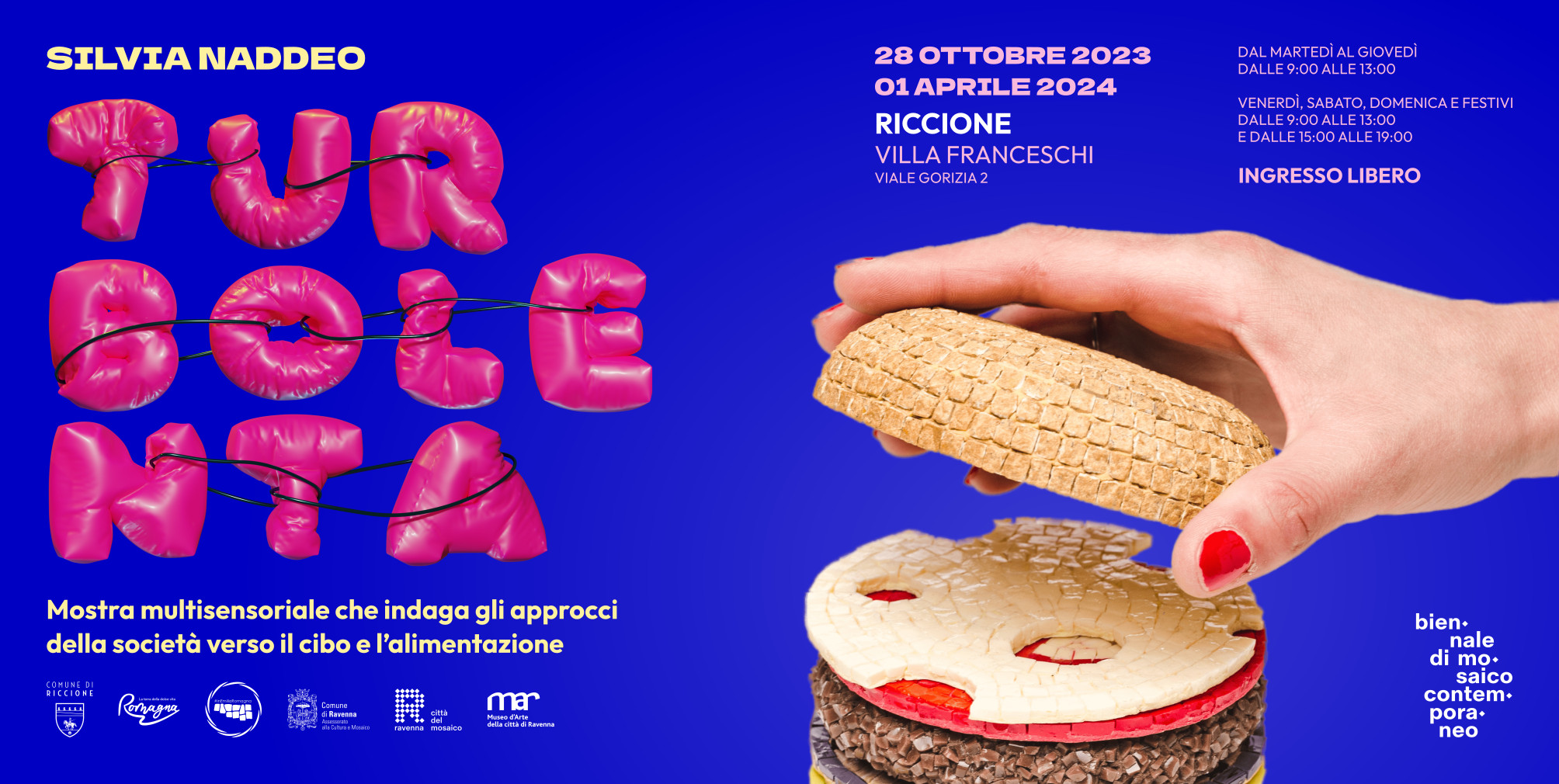 Riccione Turbolenta - Mostra multisensoriale che indaga gli approcci della società verso il cibo e l’alimentazione
