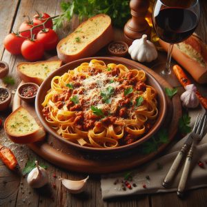 Riccione cucina Piatti Tipici: Tagliatelle al Ragu' 19 Tagliatelle al ragu