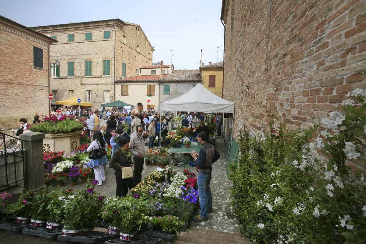 Classico appuntamento di primavera dedicato all'erboristeria, alimentazione naturale e biologica, medicine alternative, cosmesi naturale, vivai, giardinaggio ed all’ambiente in generale. Per tutti gli amanti del naturale, per coloro che cercano cibi coltivati secondo tradizione, per chi desidera prendersi cura del proprio corpo ricorrendo a rimedi antichi, non manca il Mercatino di Primavera, che si snoda lungo le vie e le piazze del borgo, rinominate per l’occasione: da La Via delle Erbe e della Salute a La Contrada delle Piante, da La Strada delle Officine a La Piazza dei Sapori, da La Strada delle Eccellenze al Vicolo delle Solidarietà.