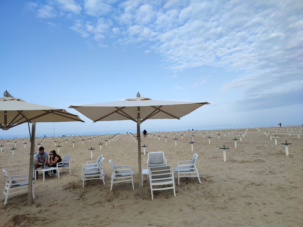 riccione spiaggia primavera
