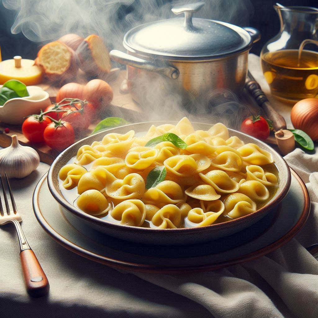 Riccione cucina Cappelletti in Brodo di romagna