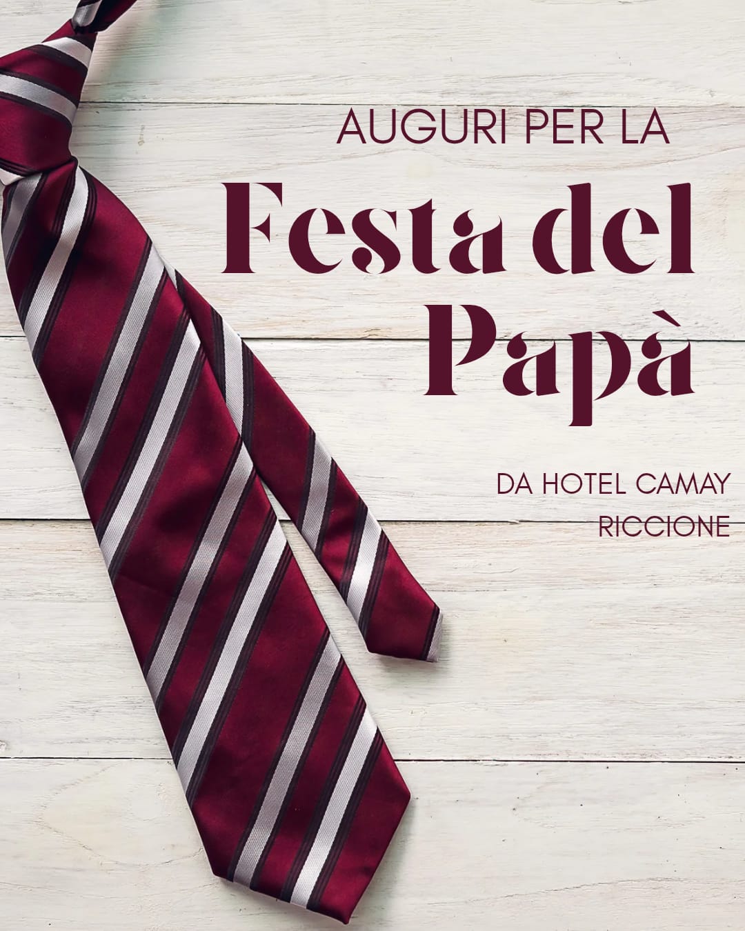 Scopri gli auguri per la Festa del Papà da Hotel Camay Riccione. Idee, frasi e ispirazioni per celebrare il 19 marzo a Riccione con un soggiorno speciale.